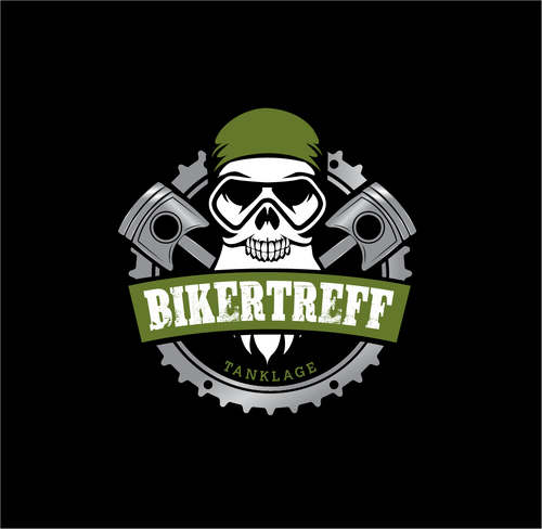Logo für Biker-Biergarten