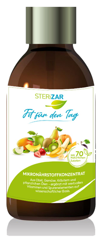 Produktetikett für Mikronährstoffe