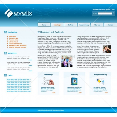 Design von Webaktive