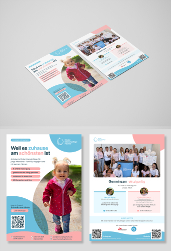 Flyer für Kinderintensivpflege