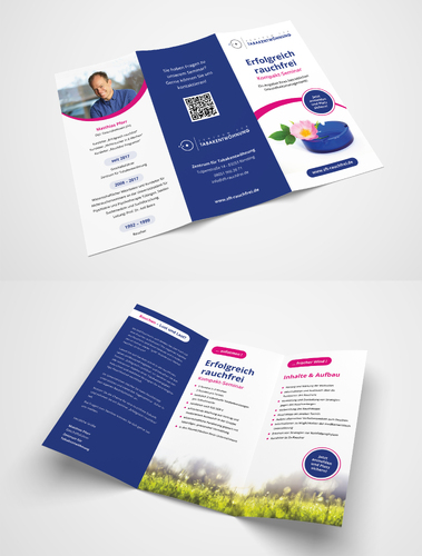 Flyer für Nichtraucherseminare