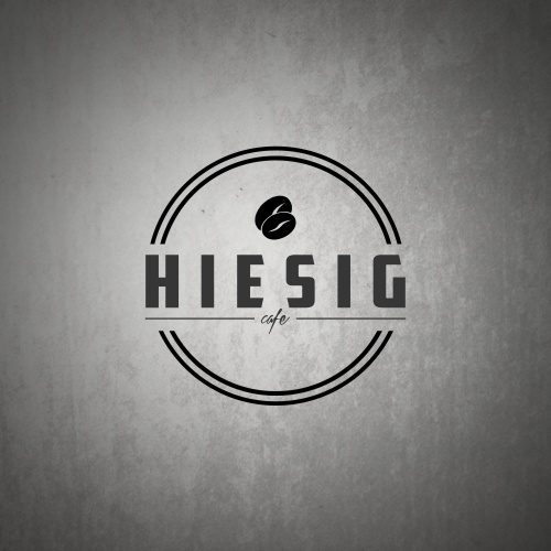 Logo-Design für Cafe Hiesig