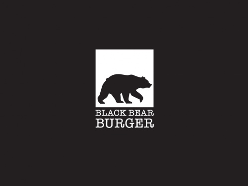 Logo design for Black Bear Burger