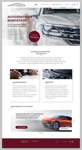  Webdesign für Autohandel