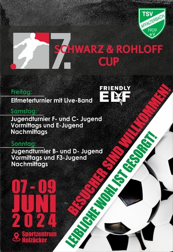  Plakat für Fußballturnier-Wochenende