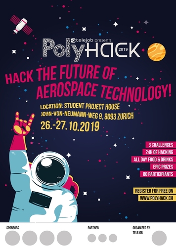 Plakat-Design für PolyHACK 2019