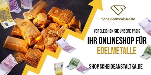 Anzeigengestaltung für Online-Handel mit Edelmetallen