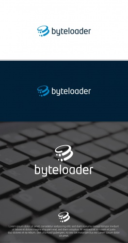 modernes Logo für Internet Provider ByteLoader Inc.