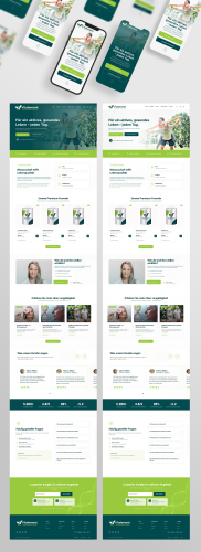  Webdesign im Bereich Longevity/Prävention