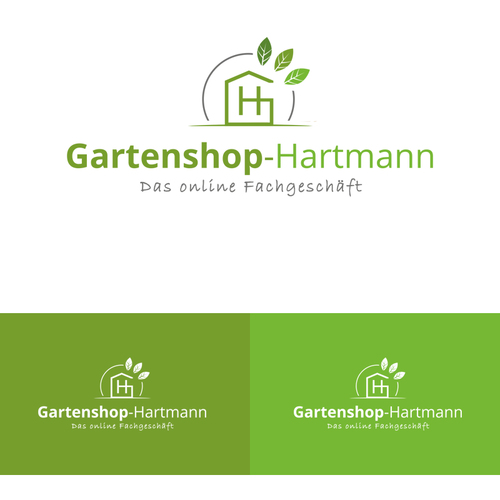  Logo-Design für Gartenshop-Onlinehandel