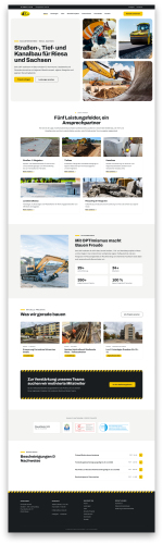 Webdesign OPTI-Bau Riesa GmbH