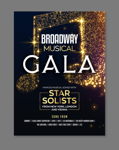 Plakate BROADWAY MUSICAL GALA