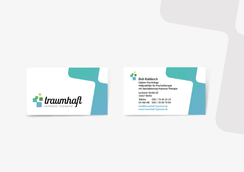 Visitenkarten für eine Hypnose-Praxis