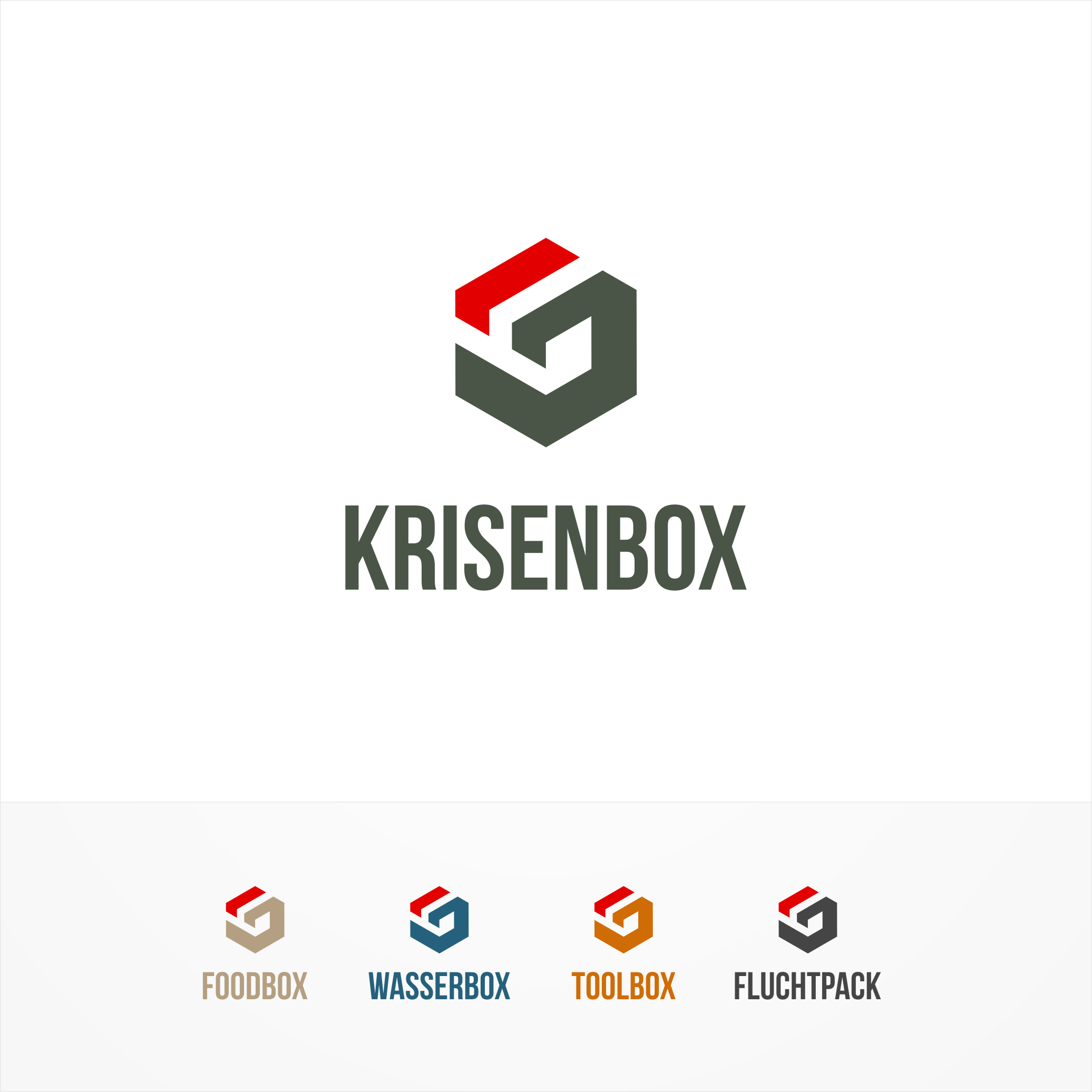 Logo für Entwickler von modernen und alltagstauglichen Vorsorgeboxen für Schweizer Haushalte von heissgekuehlt, Design 233