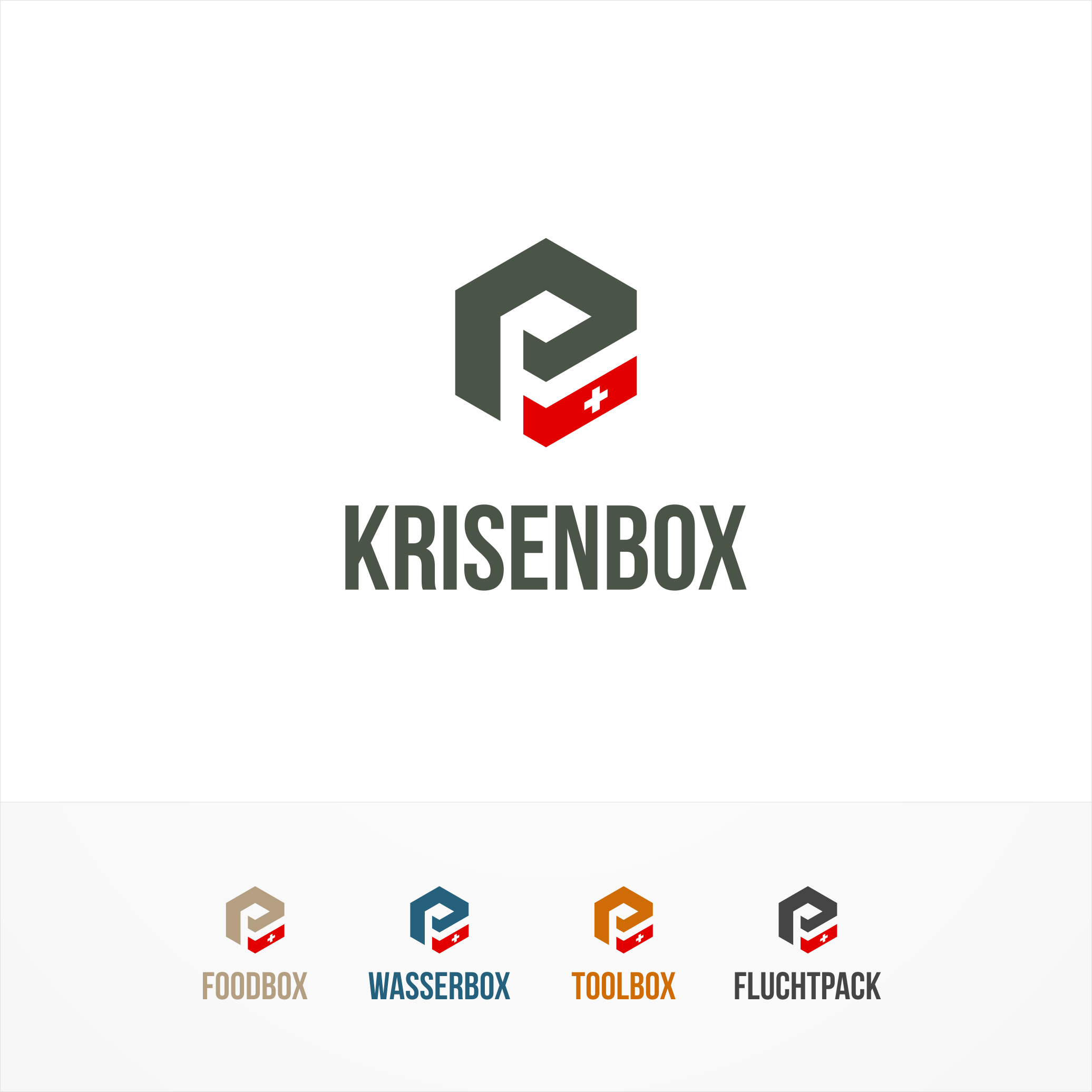 Logo für Entwickler von modernen und alltagstauglichen Vorsorgeboxen für Schweizer Haushalte von heissgekuehlt, Design 234