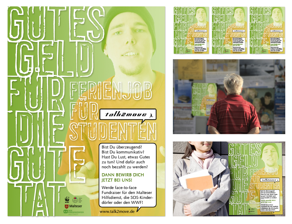 Plakat A1 für Studentenjobs