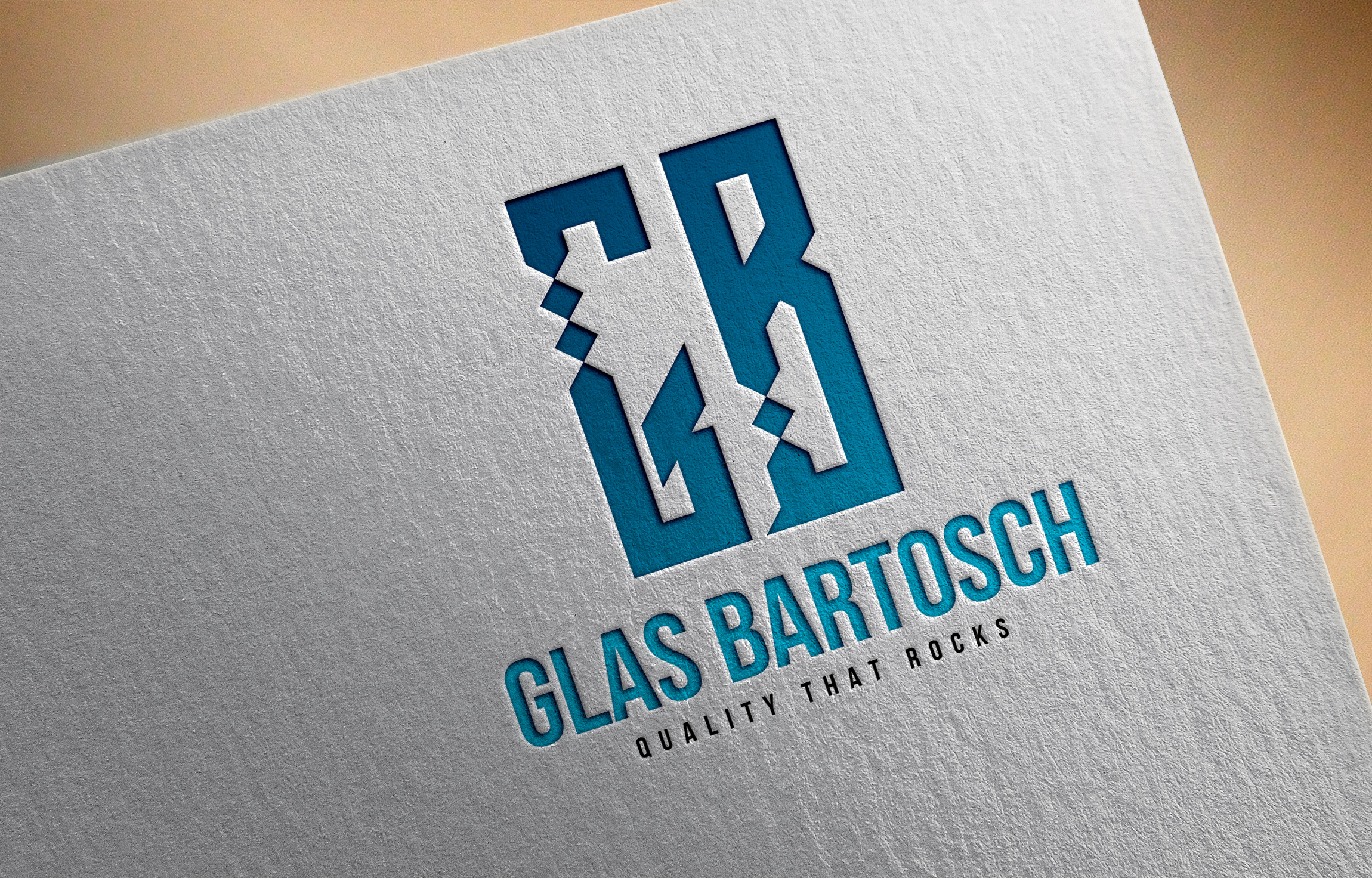 Logo-Design für flippige Glaserei