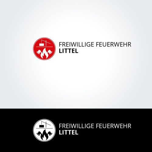 Logo-Design für freiwillige Feuerwehr
