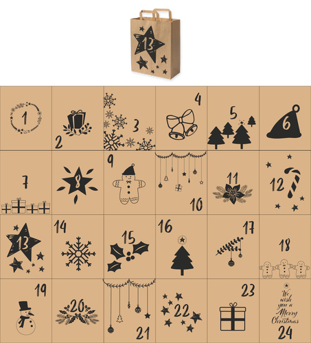  Illustrationen für Adventskalender