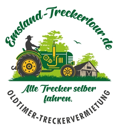Logo-Design für Vermietung von Oldtimer Treckern
