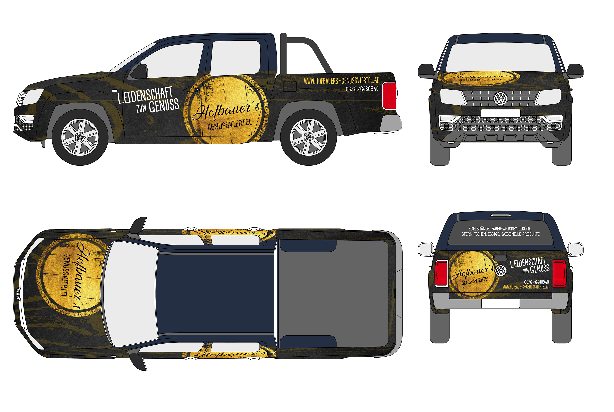 Fahrzeugbeschriftung für kleine ländliche Manufa
