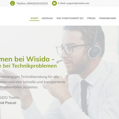 Webdesign für  IT-Dienstleistungen