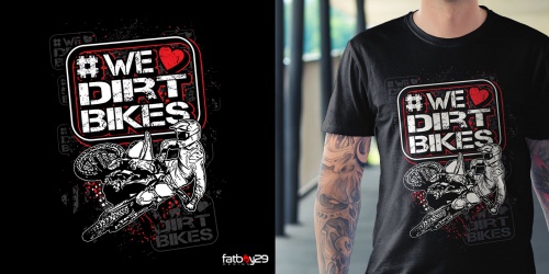  T-Shirt für - We love Dirtbikes