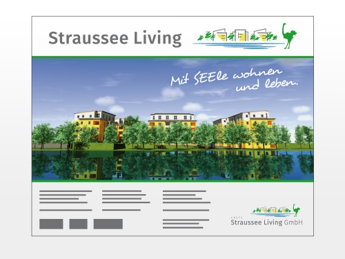 Logogestaltung Straussee Living