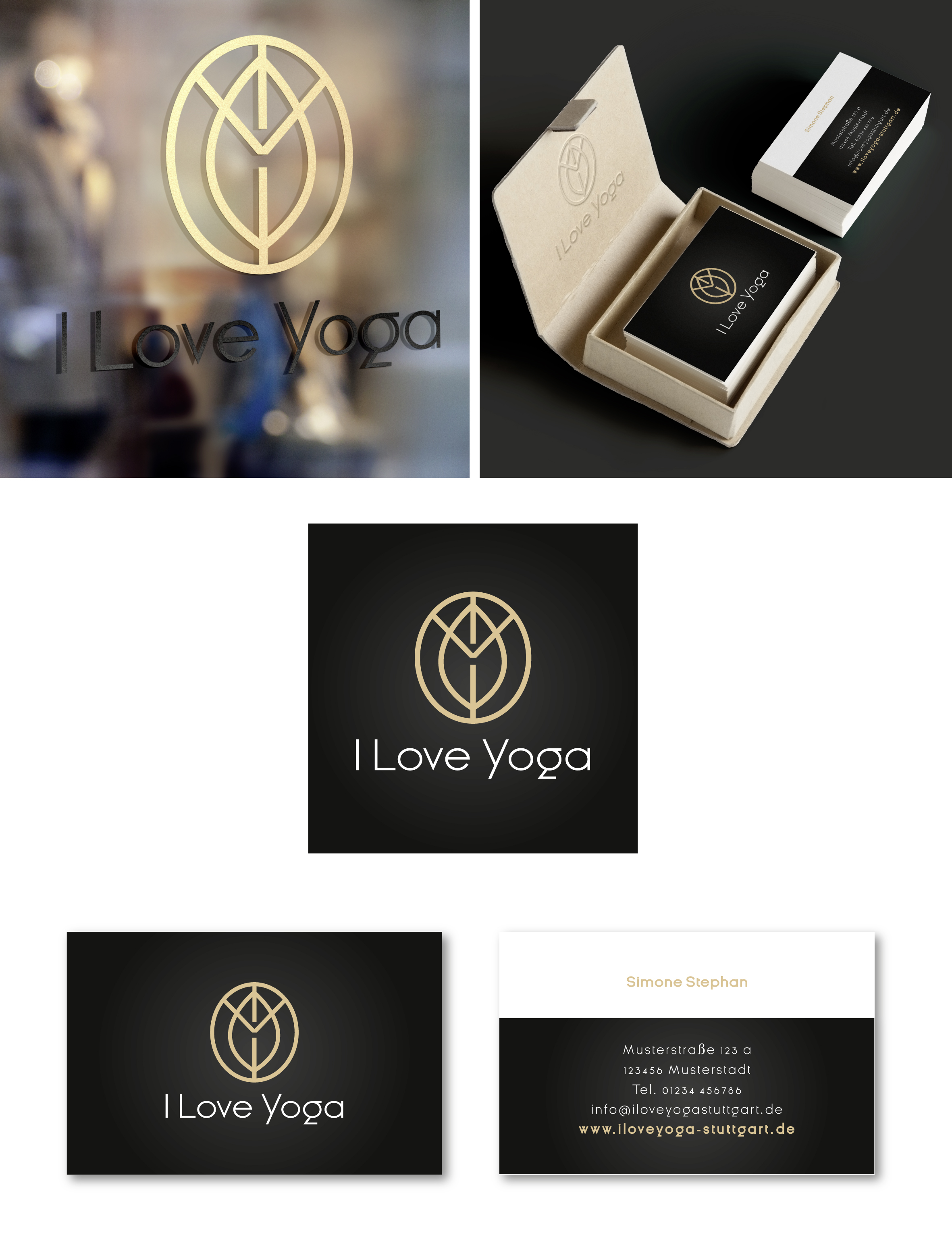 Logo-Design für Yogalehrerin