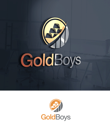  Logo-Design „GoldBoys“ alternative Geldanlage in Edelmetalle