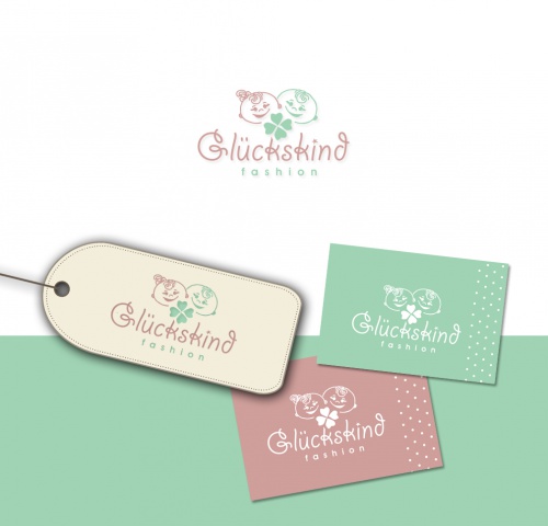 Logo-Design für Online-Boutique Glückskind-Fashion