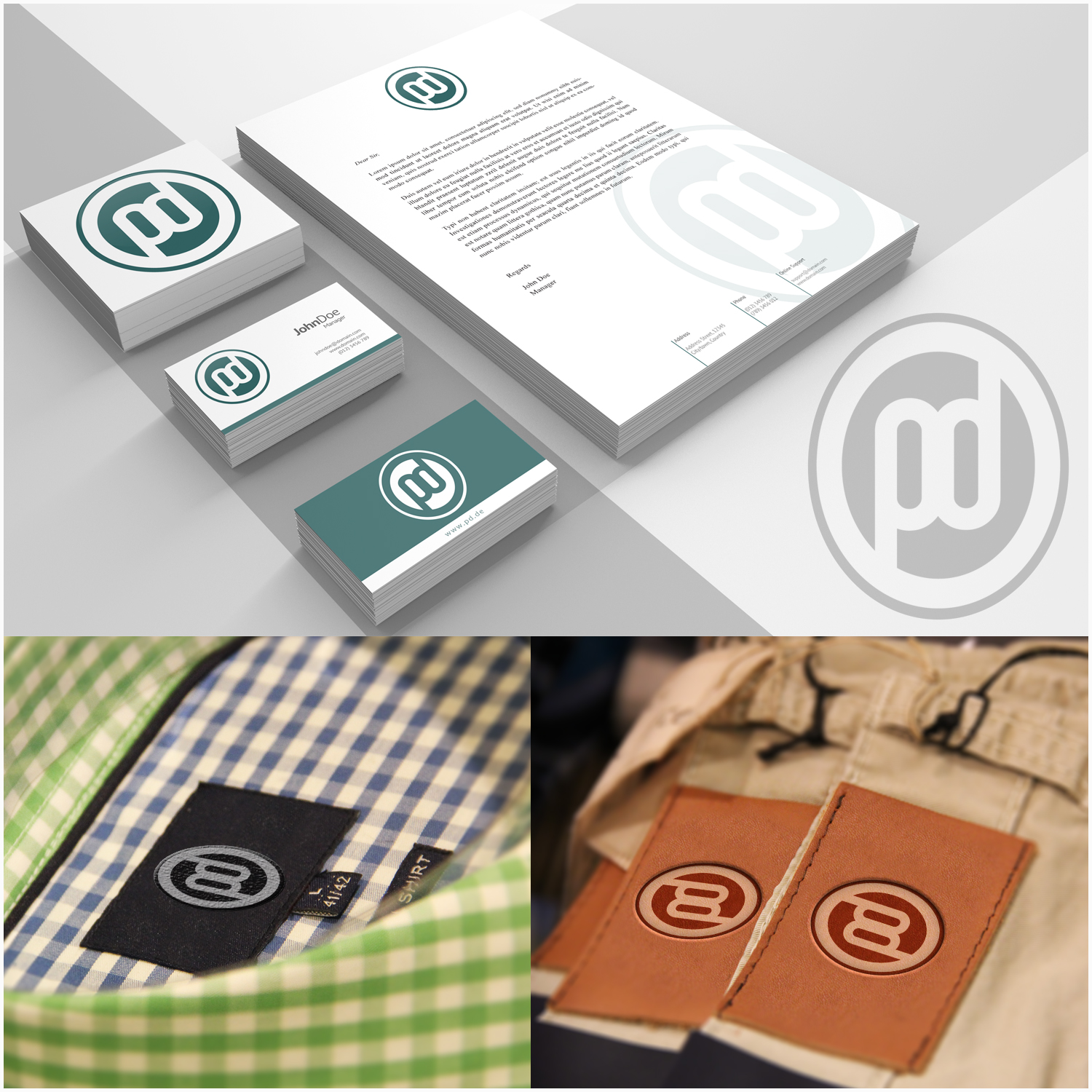 Logo for Initials ( PD )