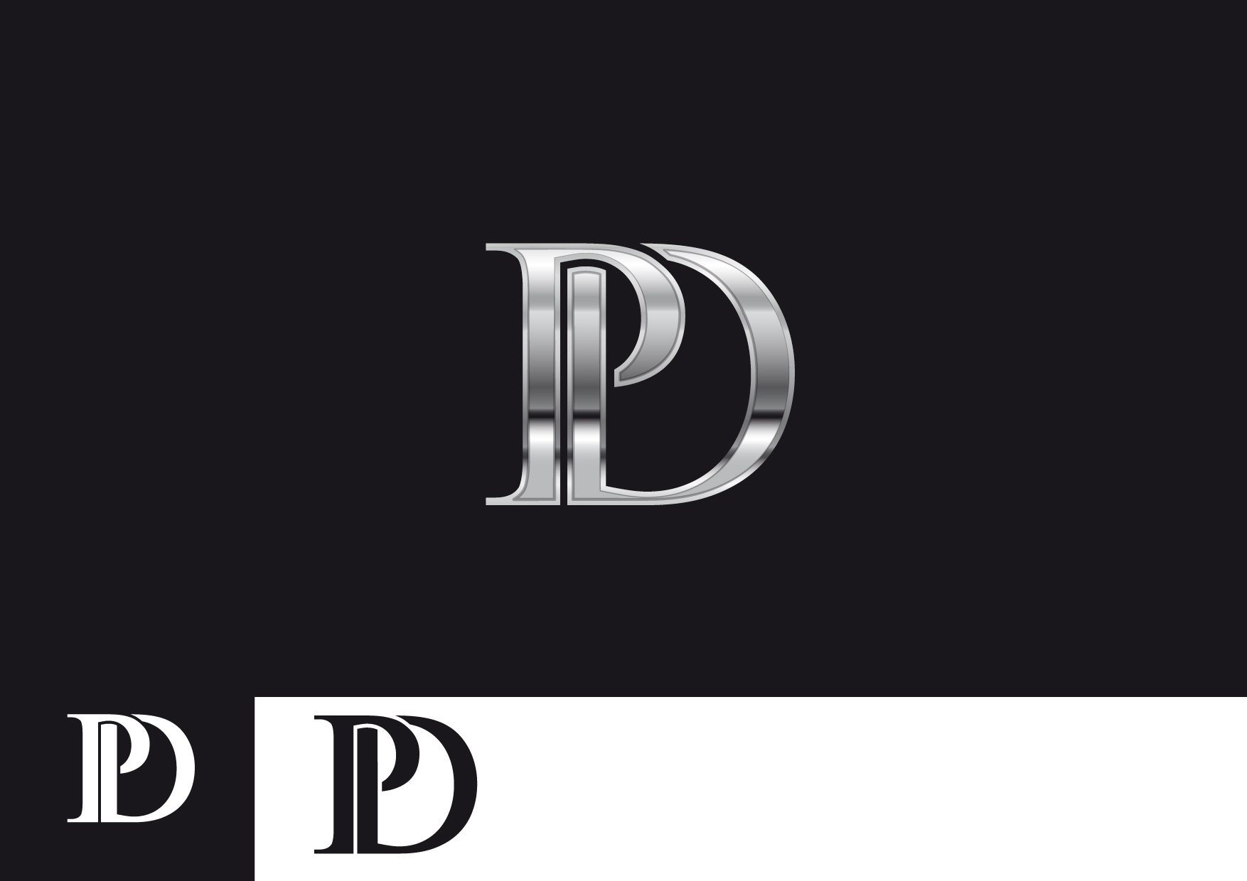 Logo for Initials ( PD )