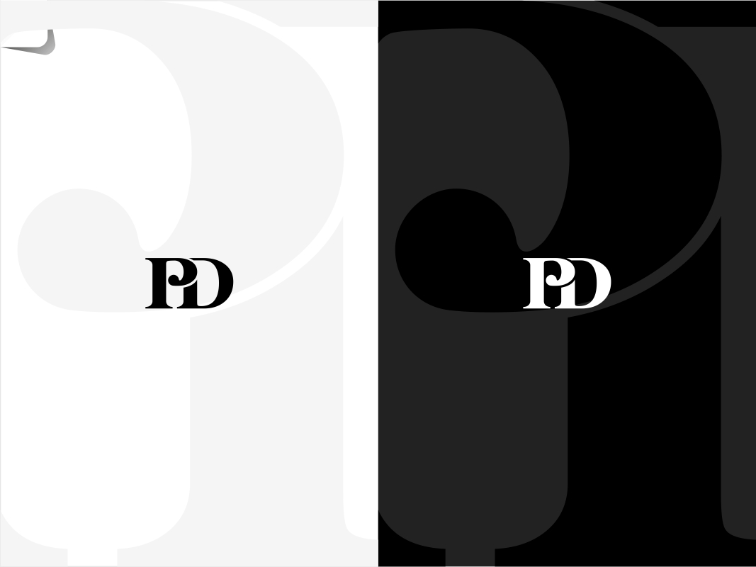 Logo for Initials ( PD )