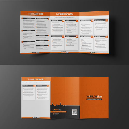  Flyer für Webdesign- und Internetagentur