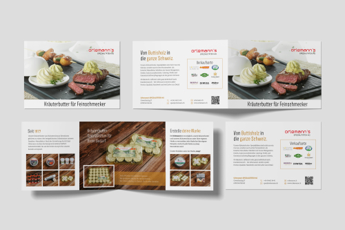  Broschüre für Hersteller von Kräuterbutter-Spezialitäten