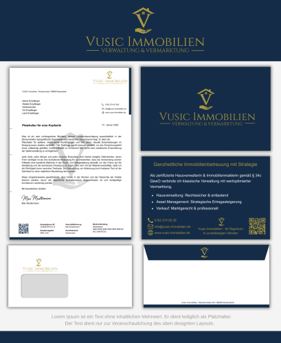 Corporate Design für Hausverwalterin und Immobilienvermarktung