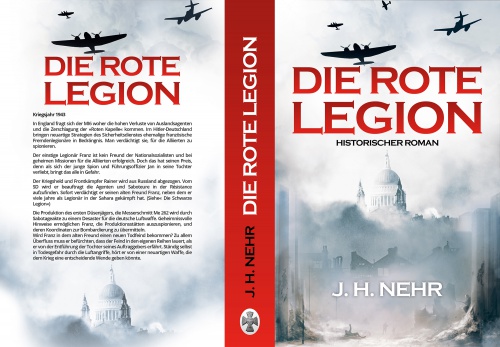 Buch- und E-Book-Cover für DIE ROTE LEGION