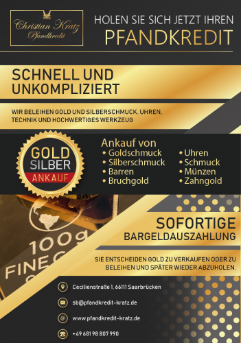 Flyer-Design für Pfandhaus