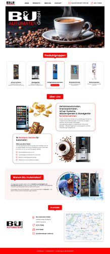  Webdesign für B&J Automaten GmbH