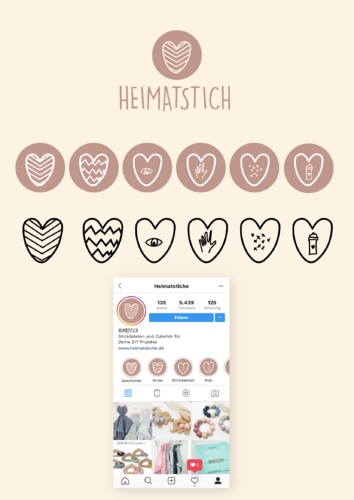Logo & Social Media Paket für Handmade Produkte