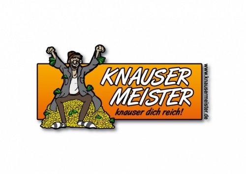 KnauserMeister.de - Logo/Comicfigur und Schriftzug  für Schnäppchen Preisvergleich gesucht