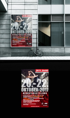 Plakat-Design für Herbstausstellung