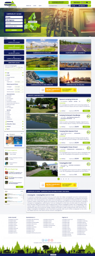 Relaunch / Responsives, modernes Webdesign für ein Campingportal