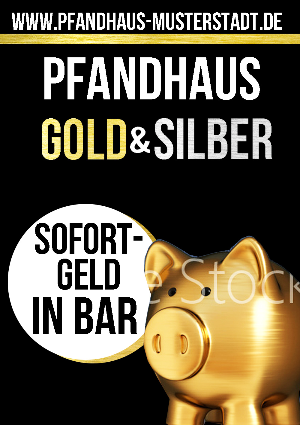 Plakat-Design für Pfandhaus gesucht