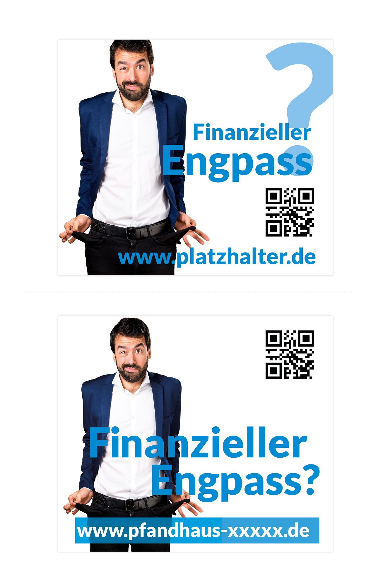 Plakat-Design für Pfandhaus gesucht