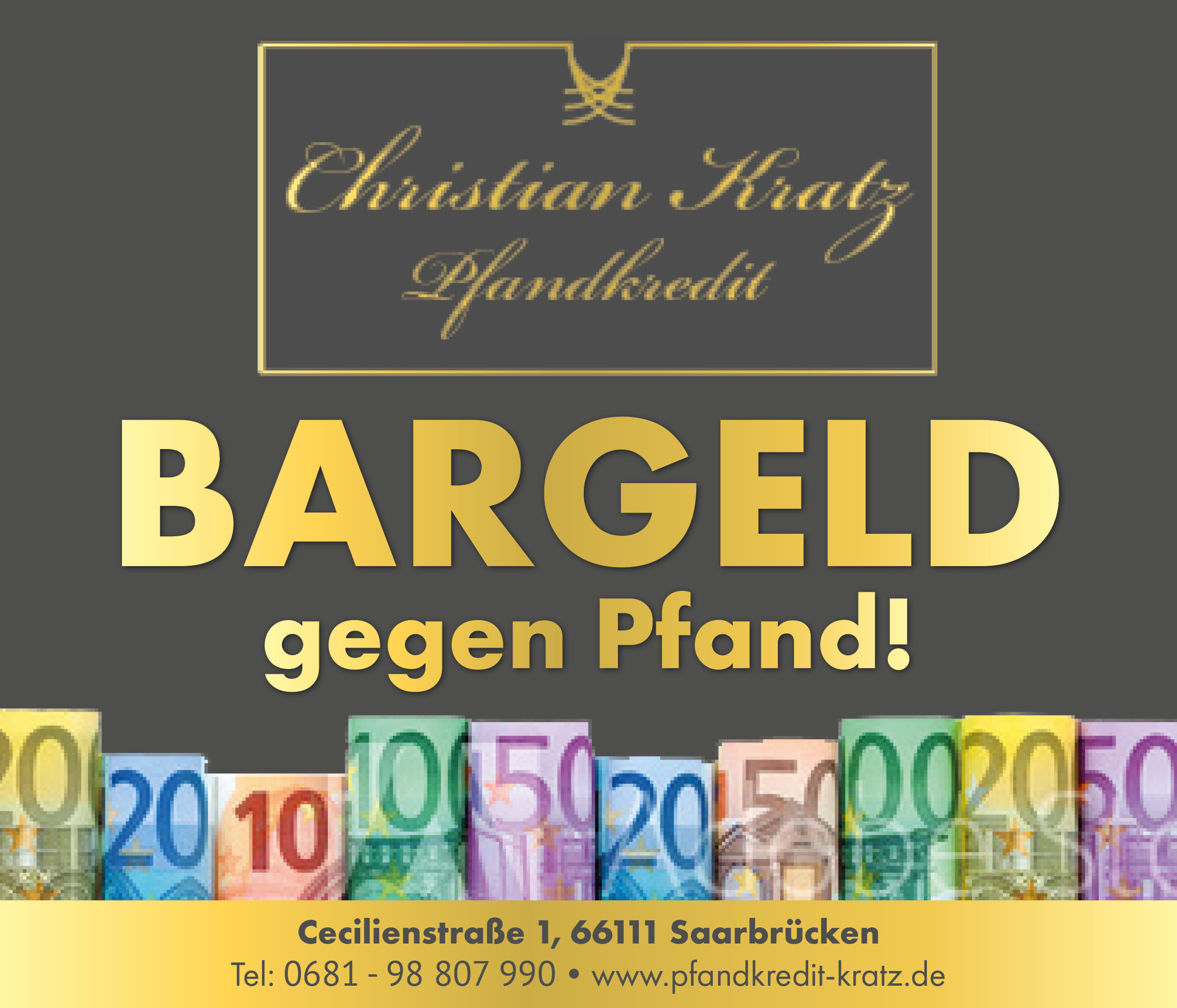 Plakat-Design für Pfandhaus gesucht