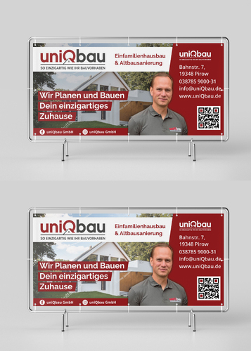 Plakat-Design für Hochbauunternehmen