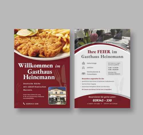  Flyer für Restaurant