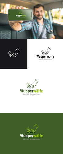 Logo-Design für mobiles Hundetraining